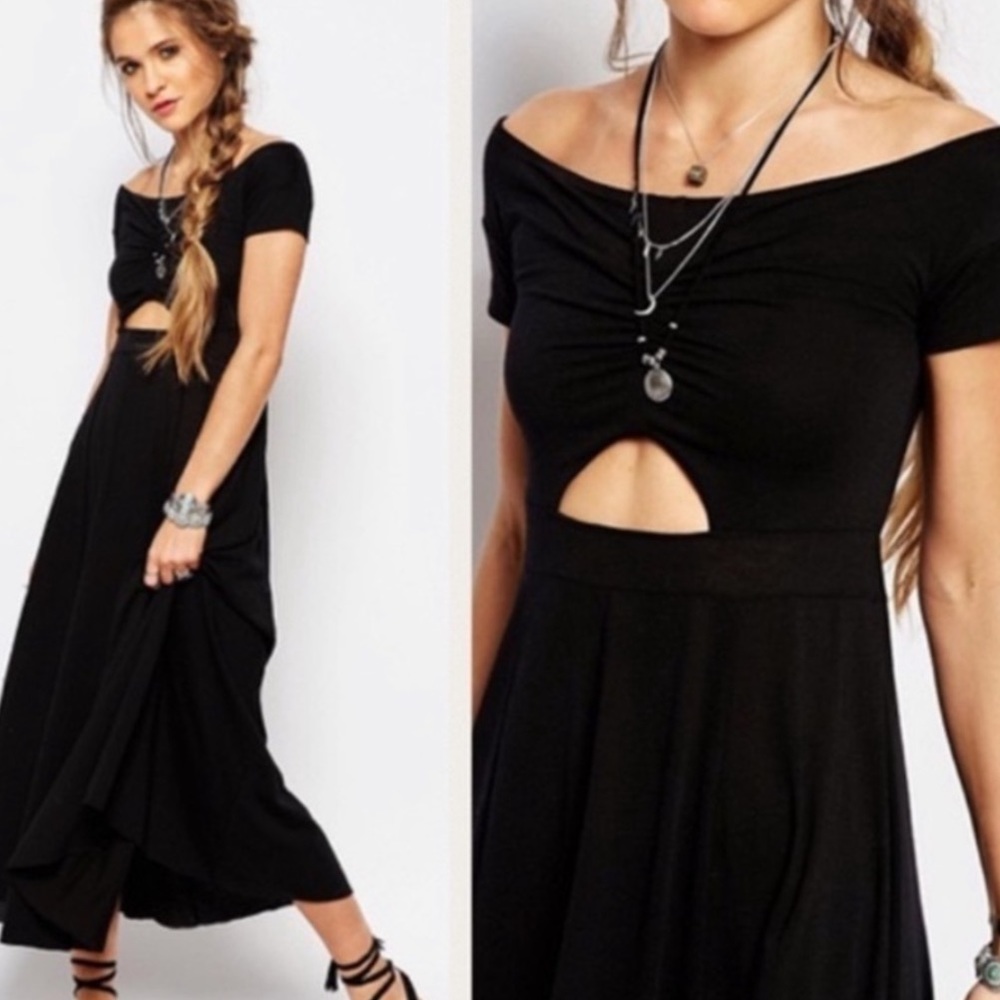 FP Off the shoulder maxi dress